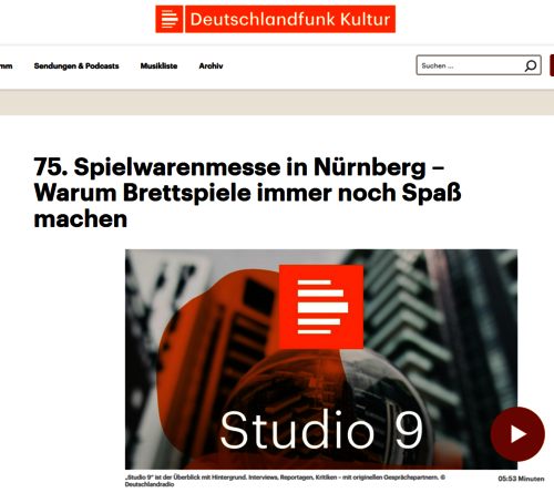 75. Spielwarenmesse Nürnberg und Brettspiele