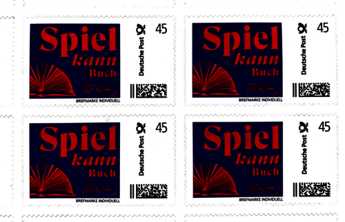 Briefmarke Spiel kann Buch