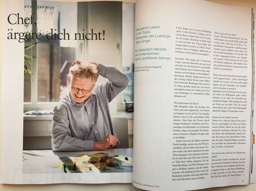 Ludologie Presse: Magazin brand eins, Mai 2020, Jens Junge, Ludologisches Management