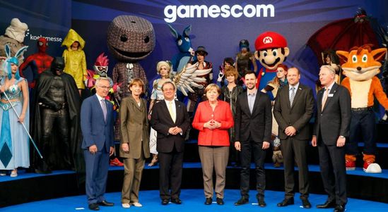 Eröffnung Gamescom 2017, Bundeskanzlerin Angela Merkel