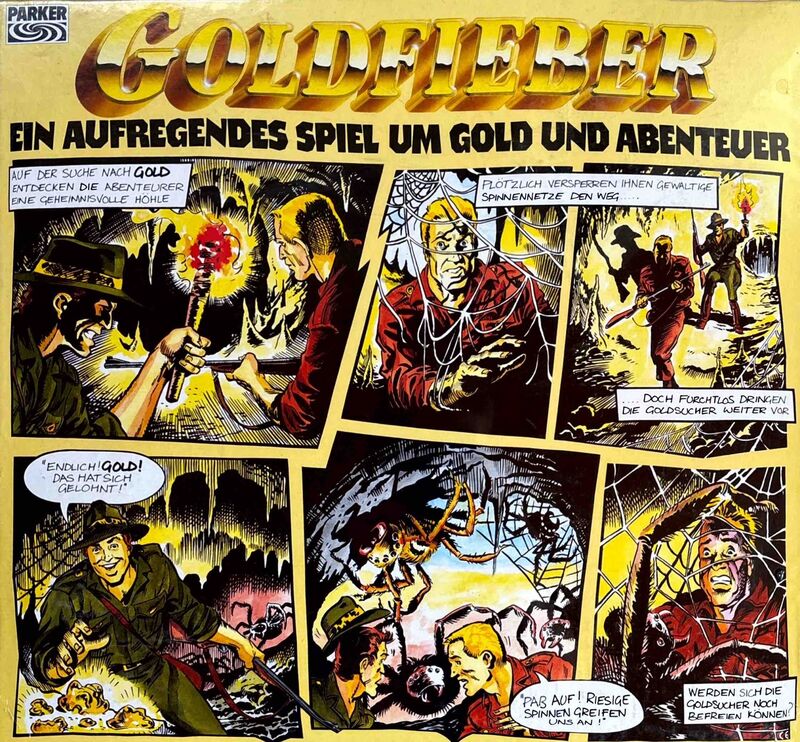 Brettspiel Goldfieber, Parker 1989