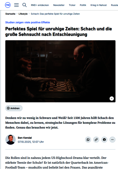 RND und Wirkung von Schach