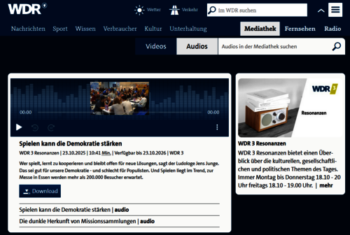 WDR 3 Radio Resonanzen