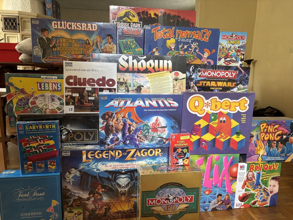 Hasbro, Parker, MB und Avalon Hill Brettspiele