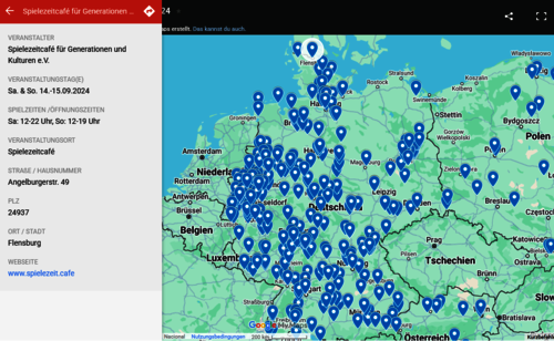 Satdt-Land-Spielt Landkarte